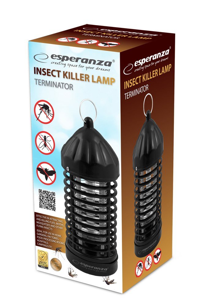 Esperanza EHQ005 ELEKTRISK INSEKT UV-LAMPE Sort #3