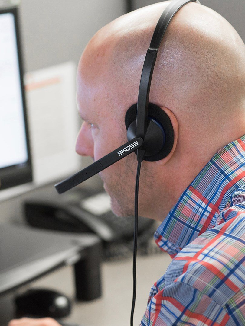 Koss CS200i Headset Ledningsfrt Kontor/Callcenter Sort #4