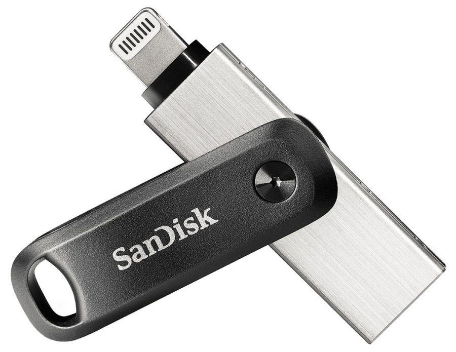SanDisk iXpand USB-ngle 64 GB USB Type-A / Lightning 3.2 Gen 2 (3.1 Gen 2) Sort, Slv #1