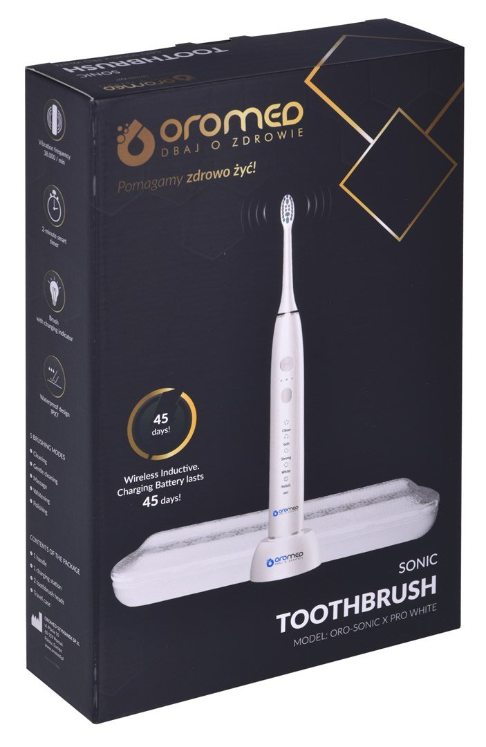 ORO-SONIC X PRO WHITE sonisk tandb�rste #7