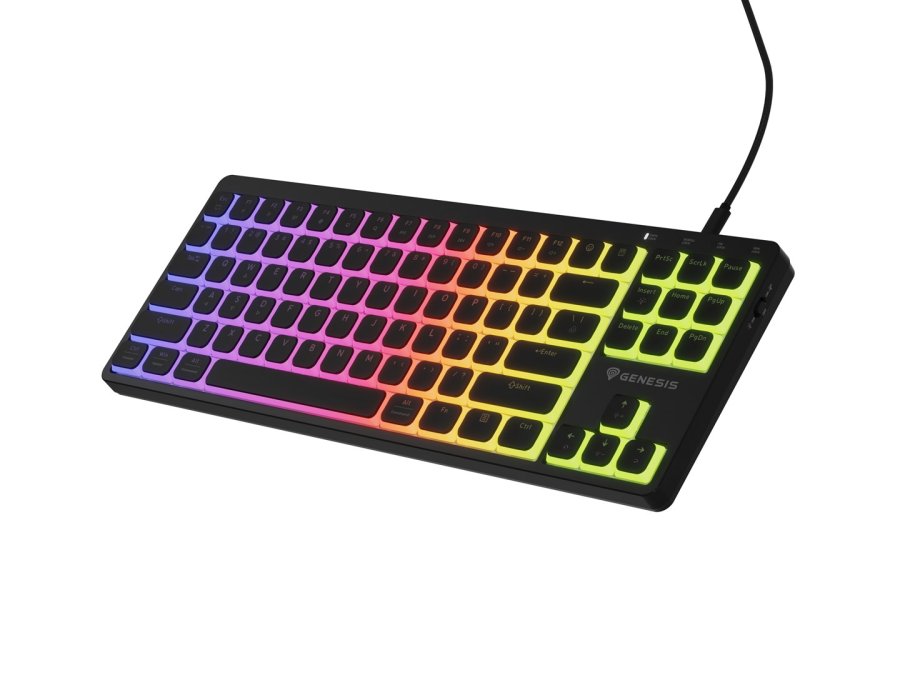 GENESIS Thor 430 TKL tastatur Spil USB QWERTY US engelsk Sort #22
