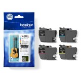 Brother LC421XLVAL blkpatron 1 stk Original Sort, Bl, Magenta, Gul #5