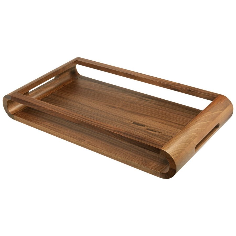 ARTELEGNO VASD Double-sided walnut wood tray 27 x 49 cm #2