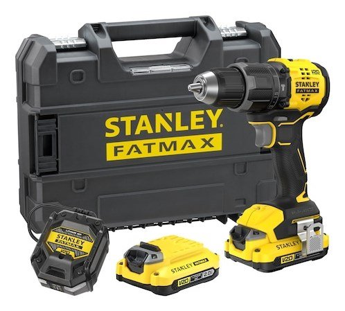Stanley SFMCD716D2T-QW bor 1900 rpm N�glefri Sort, Gul #3