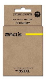 Actis KH-951YR blk (erstatning HP 951XL CN048AE; Standard; 25 ml; gul) #1