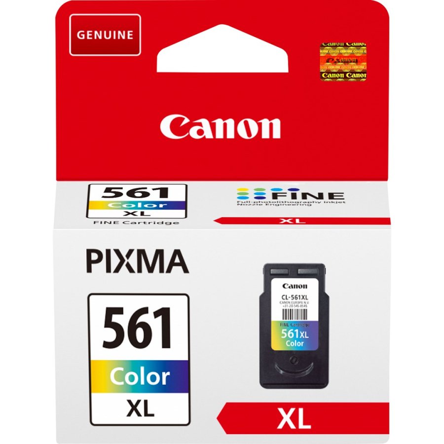 Canon 3730C001 blkpatron 1 stk Original Hjt (XL) udbytte Bl, Magenta, Gul #1
