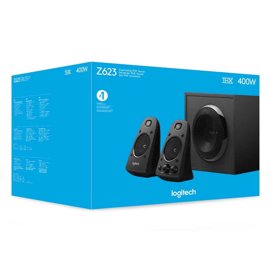 Logitech 980-000403 hjttalerst 200 W Universel Sort 2.1 kanaler 35 W #11