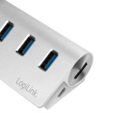 LogiLink CR0045 interface hub USB 3.2 Gen 1 (3.1 Gen 1) Type-A 5000 Mbit/s S�lv #6