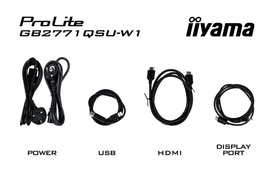 iiyama G-MASTER GB2771QSU-W1 computersk�rm 68,6 cm (27