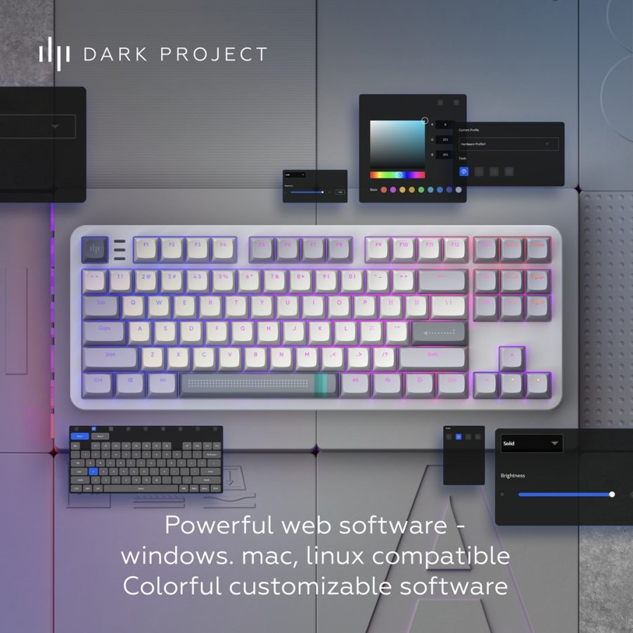 Dark Project ALU Daylight tastatur #6