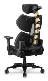 COUGAR Terminator Elite Gold PC gamingstol Polstret s�de Sort, Guld #6