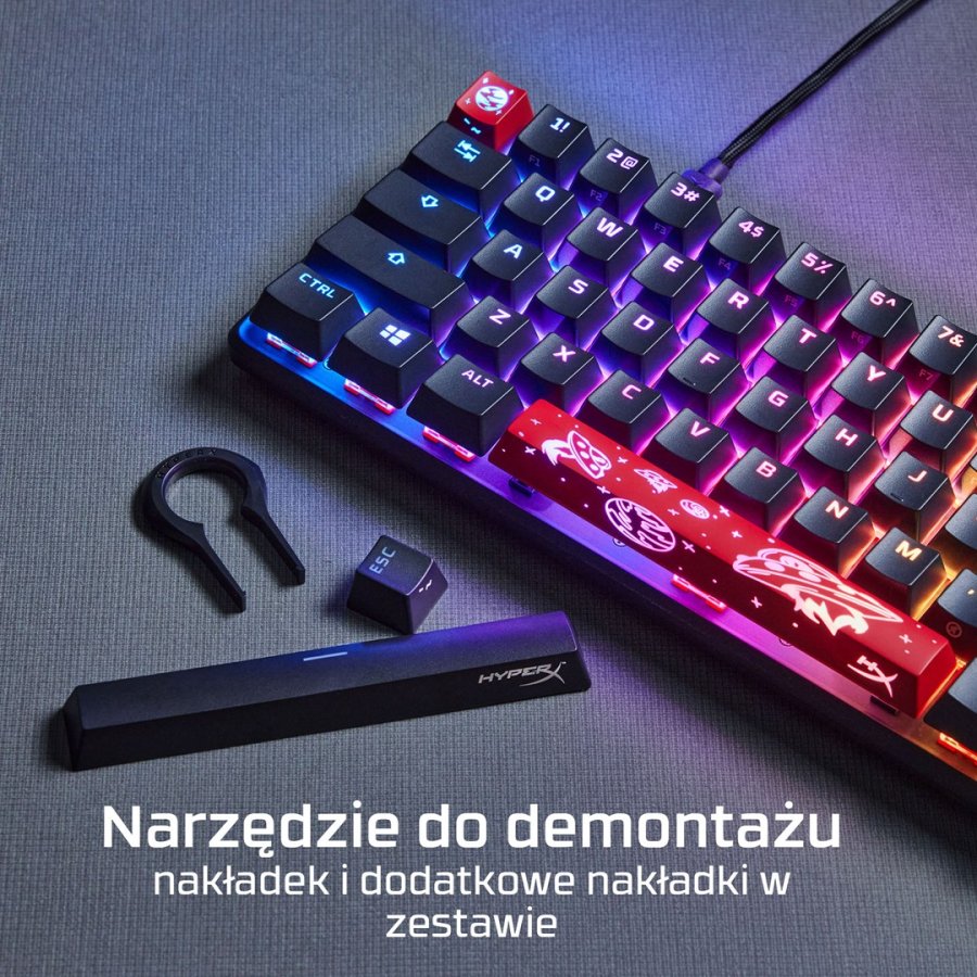 HyperX Alloy Origins 65 ─ mekanisk gaming-tastatur ─ HX r�dt (US layout) #4
