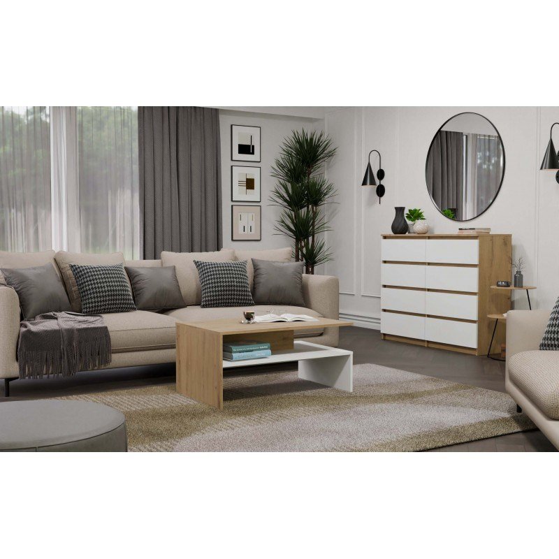 BOSTON artisan/hvid sofabord #6