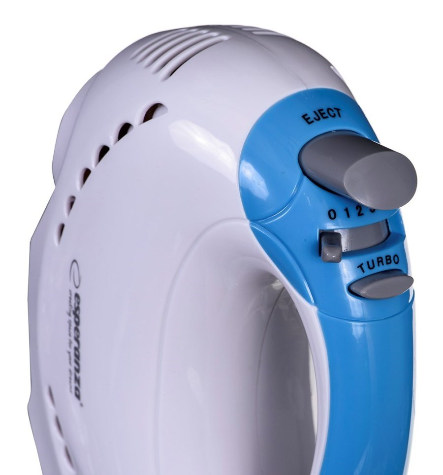 Esperanza EKM010 rremaskine og mikser Hndmixer 300 W Lyse Bl, Hvid #10