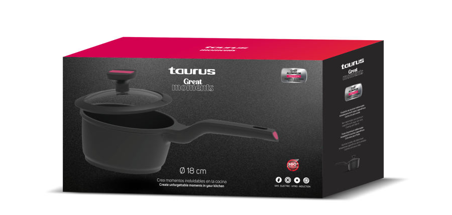 Taurus Great Moments 18 cm gryde med lg KCK3018 #7