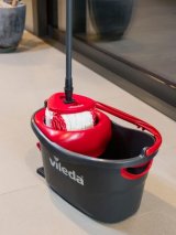 Mop with Bucket Vileda mop en steel Supermocio 3Action Hvid Rd Mikrofibre #11