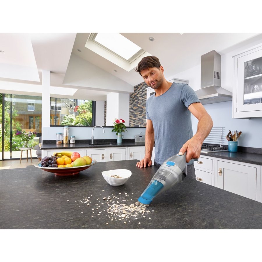 Black & Decker NVC215WA-QW hndholdt stvsuger Bl, Slv Posels #7