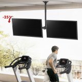 Loftmonteret holder til to Maclean-tv, maks. belastning 2x40 kg, 34-60