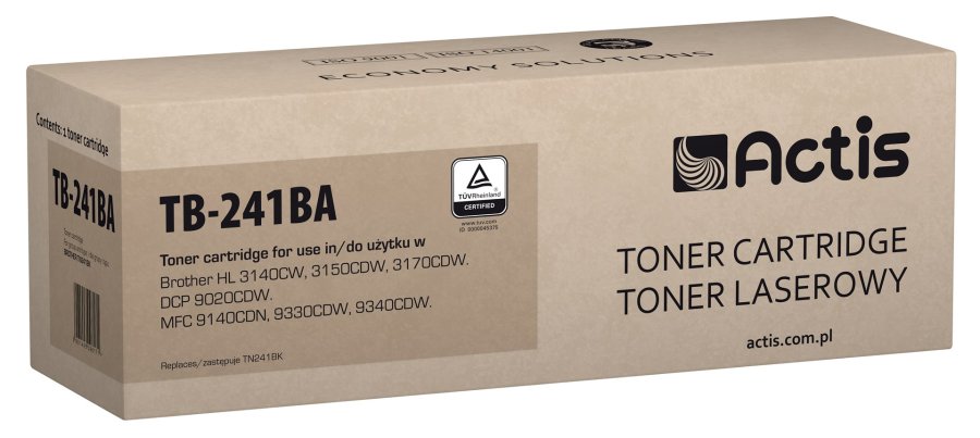 Actis Tonerpatron TB-241BA (erstatning Brother TN-241BK; Supreme; 2200 sider; sort) #1
