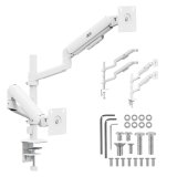 Ergo Office-holder/oph�ng til 2 sk�rme, gasfjeder, 17