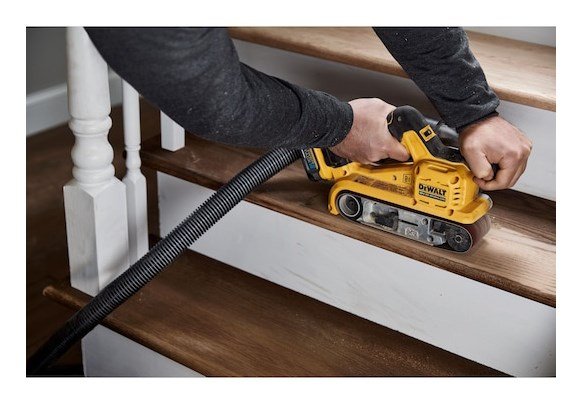 Bnd slibemaskine DEWALT DCW220NT transportabel slibemaskine 18V Gul, Sort #8