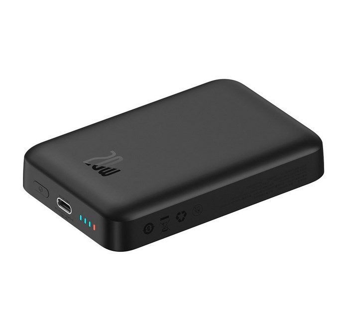 Baseus Magnetic Mini 10000 mAh Trdls opladning Sort #5