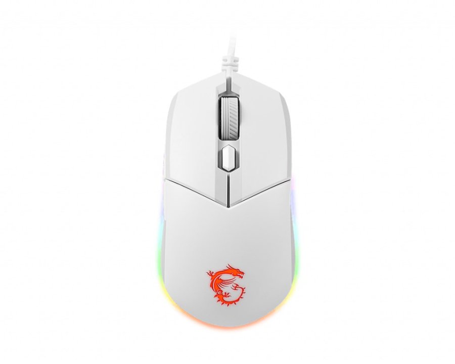 MSI CLUTCH GM11 WHITE mus Spil Ambidextrous USB Type-A Optisk 5000 dpi #1