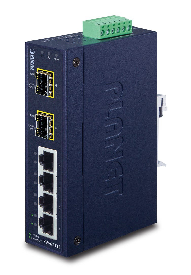PLANET ISW-621TF netvrksswitch Ikke administreret L2 Fast Ethernet (10/100) Bl #1