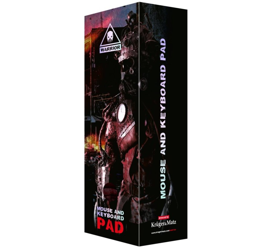 Kruger & Matz Warrior LED 790x300 musemtte Gaming musemtte Sort #4