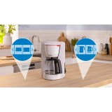 Kaffebryggare TKA2M111 Vit  1200Watt Avtagbar tank #10