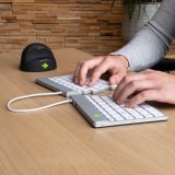 R-Go Tools Ergonomisch toetsenbord R-Go Split Break met pauzesoftware, gesplitst toetsenbord, QWERTY (US), Bluetooth, wit #9