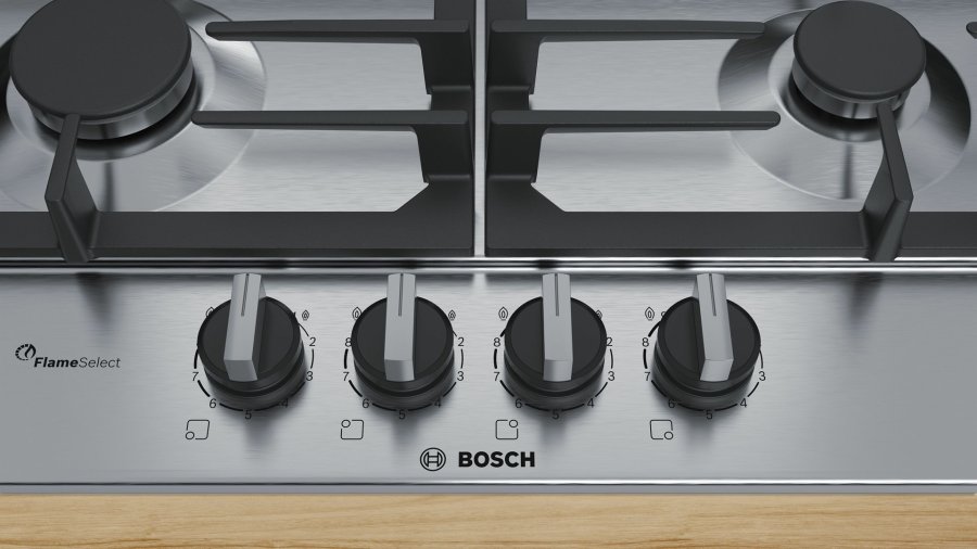 Bosch Serie 6 PCH6A5B90 kogeplade Rustfrit stl Indbygget 60 cm Gaskomfur 4 zone(s) #7
