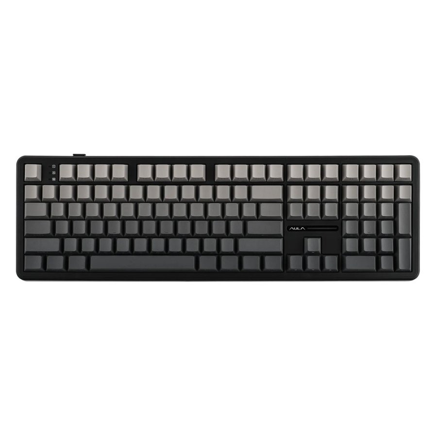 F108 Gasket-tastatur i Gradient Grey med Nimbus V3-kontakter og RGB-belysning  AULA #1