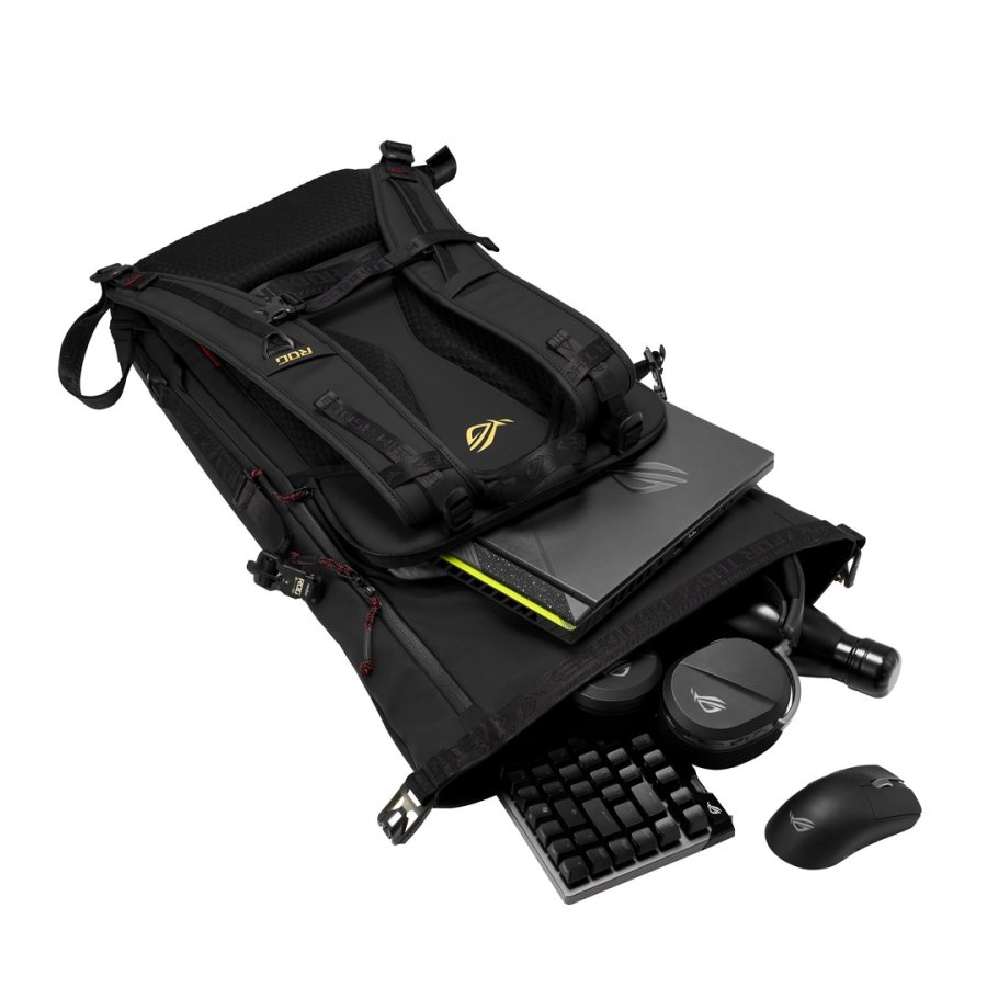 ASUS ROG SLASH Backpack Edition 20 rygs�k Rulletoprygs�k Sort Polyester, PU-l�der #20