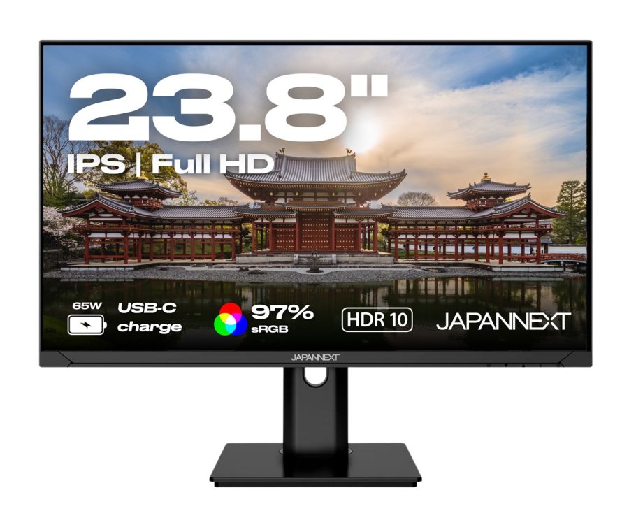 JAPANNEXT JN-IPS238FHDR-C65W-HSP computersk�rm 60,5 cm (23.8