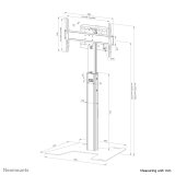 Neomounts FL45S-825BL1 tv-beslag 190,5 cm (75