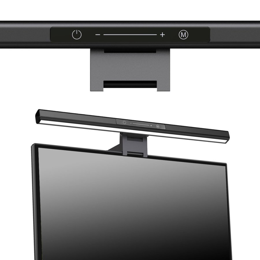 Maclean LED-skrmlampe, 5W, 3 lysfarver, justering af lysstyrke, 5V USB Type-C, MCE620 #1