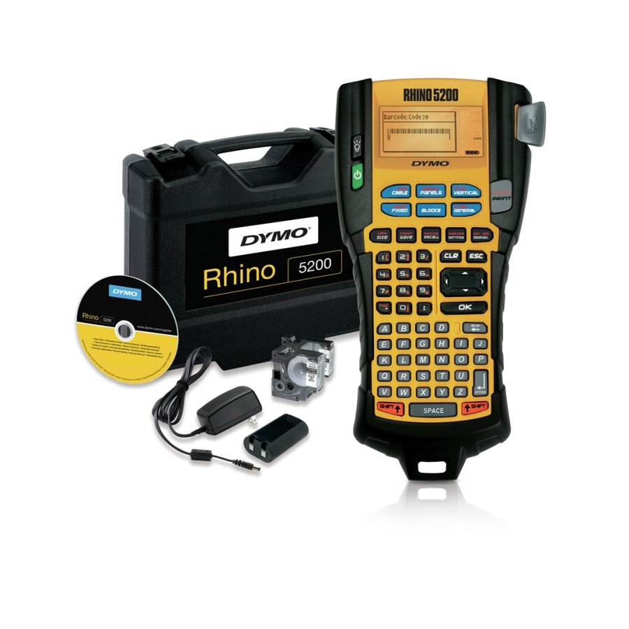 DYMO RHINO 5200 Kit etiketprinter Termisk overfrsel 180 x 180 dpi ABC #7