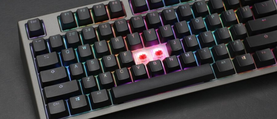 Ducky Shine 7 tastatur Spil USB Tysk Sort, Gr #7