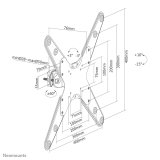 Neomounts FL40-430BL14 tv-beslag 139,7 cm (55