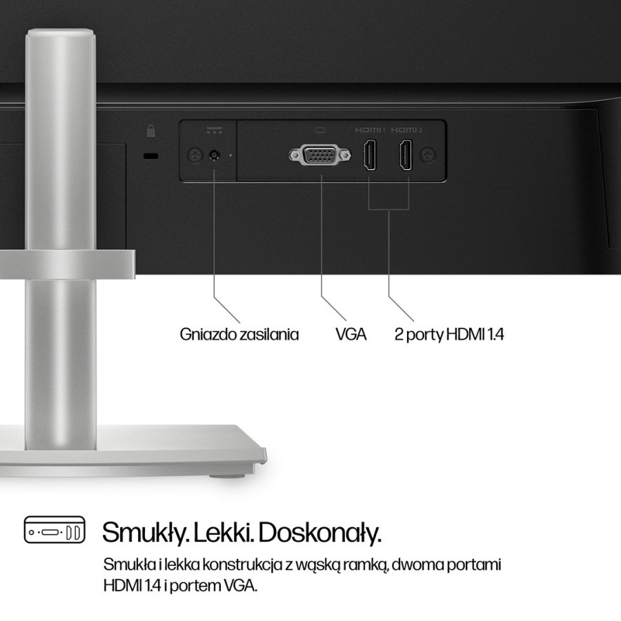 HP Serie 5 27-tommer FHD-skrm, der kan justeres i hjden - 527sh #7