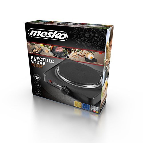 Mesko Home MS 6508 kogeplade Sort Bordplade Forseglet plade 1 zone(s) #10