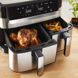Tefal Dual Easy Fry & Grill EY905D Dobbelt 8,3 L Enkeltstende 2700 W Varmluftsteger Rustfrit stl #8