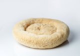GO GIFT Shaggy creme L - seng til kledyr - 66 x 66 x 10 cm #1