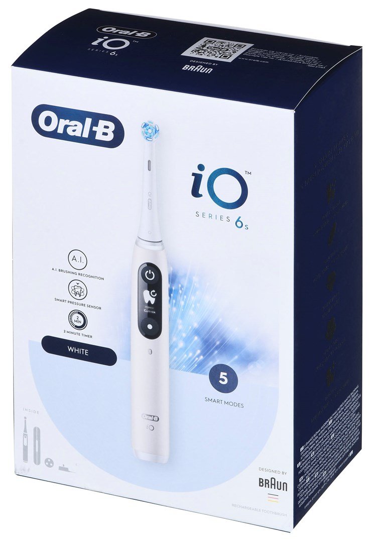 Braun Oral-B iO6 Series elektrisk tandbrste hvid #33