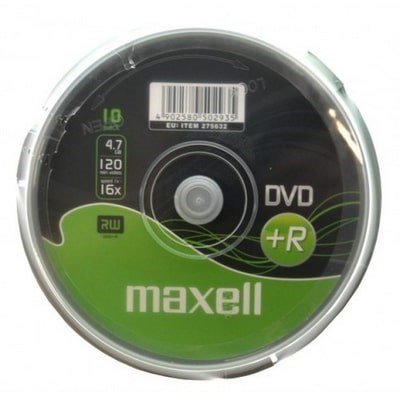 Maxell M160 tom DVD 4,7 GB DVD+R 10 stk #1