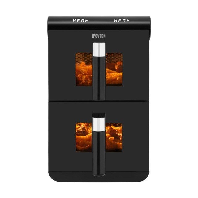 Noveen DoubleCrisp AF5050 X-LINE Fedtfri frituregryde 1700 W Sort #39