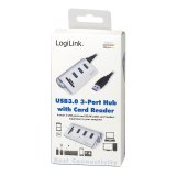 LogiLink CR0045 interface hub USB 3.2 Gen 1 (3.1 Gen 1) Type-A 5000 Mbit/s S�lv #9