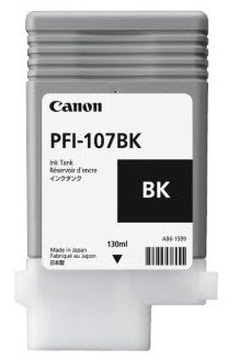 Canon PFI-107BK blkpatron 1 stk Original Sort #1