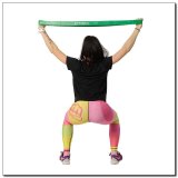 HMS Fitness GU05 SET motionsbnd Gummi Sort, Lilla, Rd, Gul #10